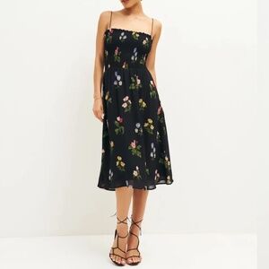 Reformation Sable Dress Night Bloom - Size M